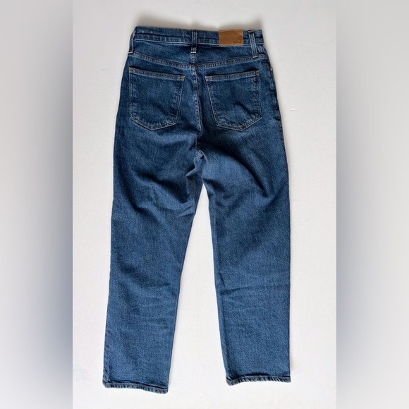 Madewell The Perfect Vintage Straight Crop Jean in Edendale Wash 27 - Picture 5 of 10